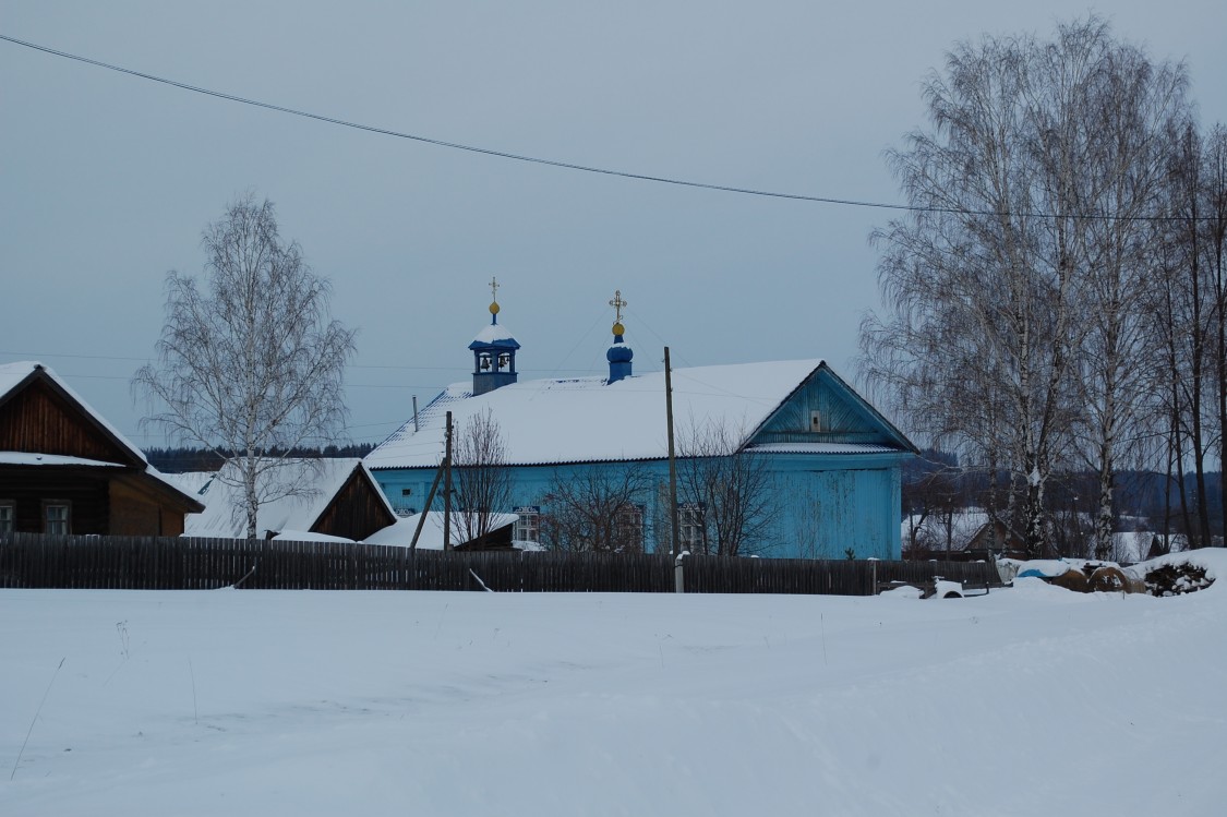 Церковь Петра и Павла (новая), Таборы (Оханский район, Пермский край). фасады, Храм святых первоверховных апостолов Петра и Павла
