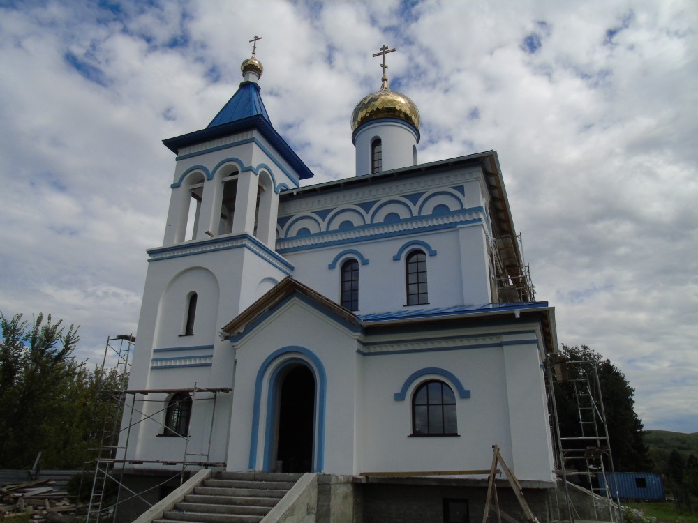 Церковь Покрова Пресвятой Богородицы (новая), Алтайское (Алтайский район, Алтайский край). фасады, Новое здание церкви