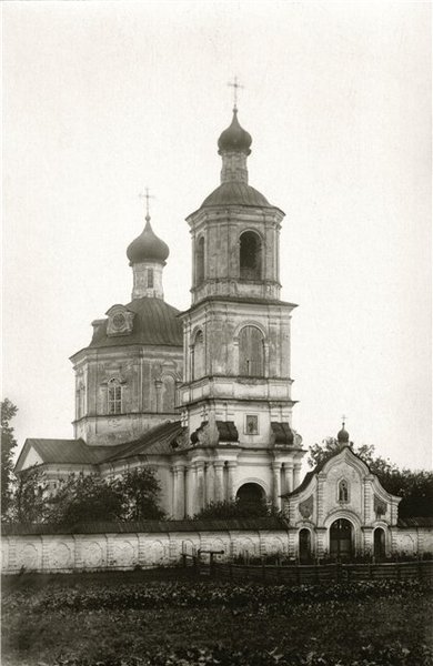 Церковь Николая Чудотворца, Волочёк (Дорогобужский район, Смоленская область). архивная фотография, Фото 1928 г. из фондов Смоленского государственного музея-заповедника