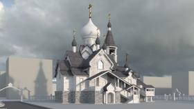 Северодвинск. Церковь Спиридона Тримифунтского (строящаяся)