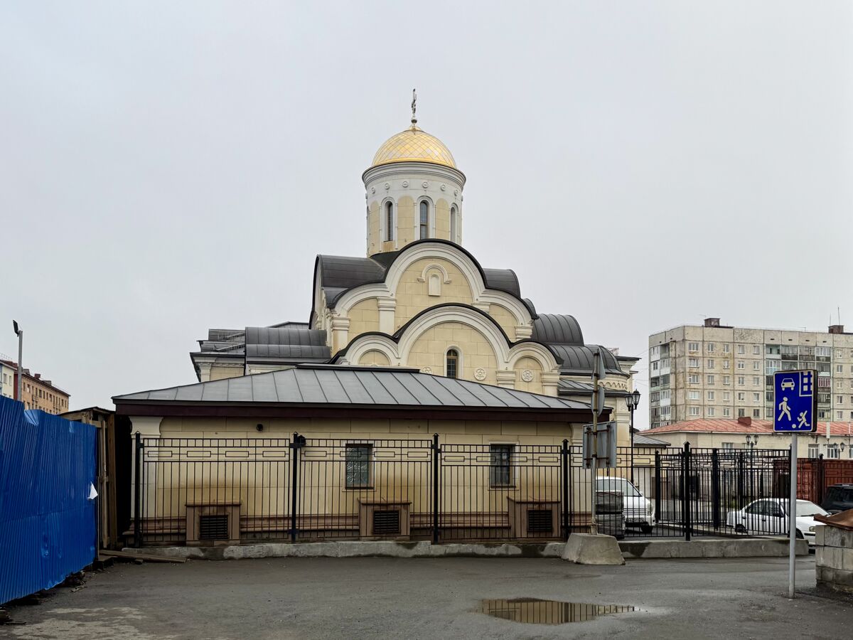Церковь Новомучеников и исповедников Церкви Русской, Норильск (Норильск, город, Красноярский край). фасады, Вид с юга