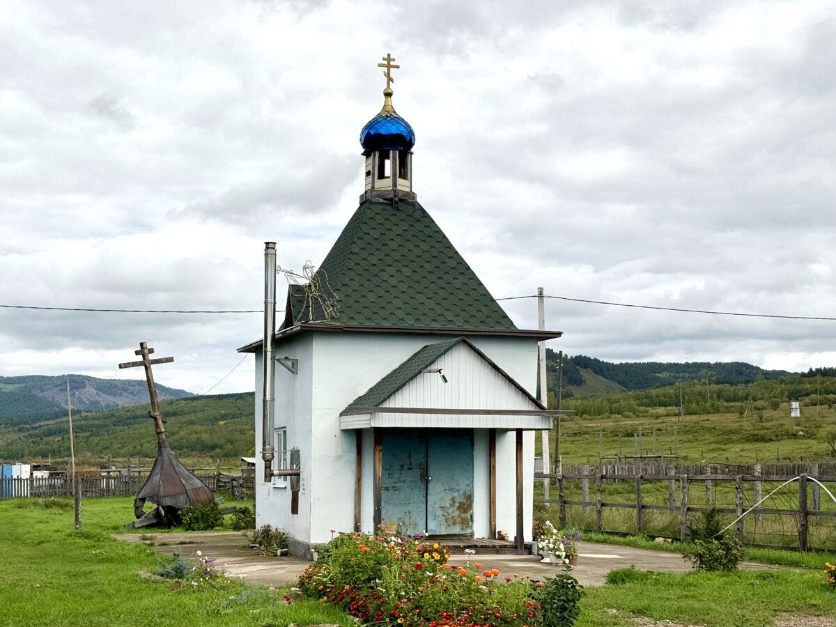 Часовня Успения Пресвятой Богородицы, Калинино (Нерчинский район, Забайкальский край). фасады, Вид с запада