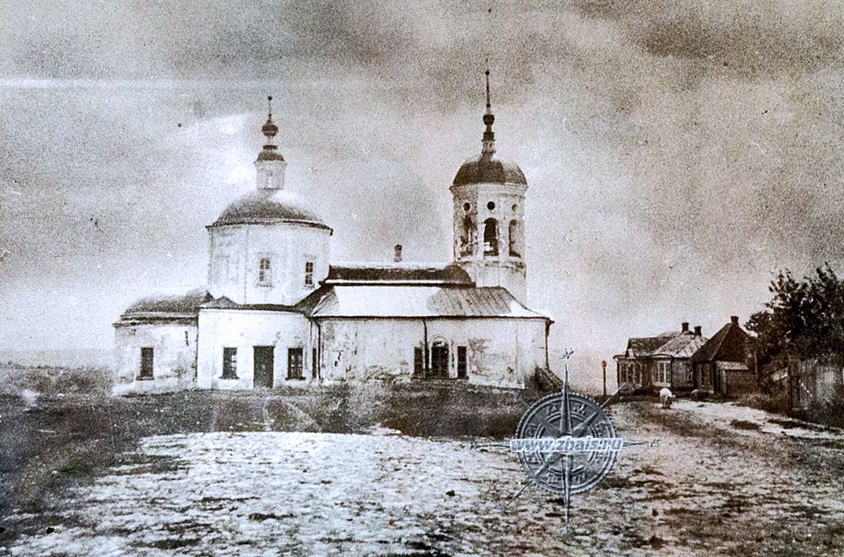 Церковь Покрова Пресвятой Богородицы, Пронск (Пронский район, Рязанская область). архивная фотография, Фотоснимок Покровского храма с сайта: www.zhais.ru