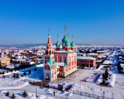 Церковь Михаила Архангела, Вся территория вид с ЮЗ<br>, Сухово, Кемеровский район, Кемеровская область