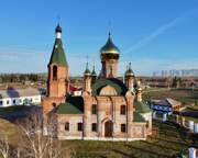 Церковь Николая Чудотворца, Южный фасад<br>, Итатский, Тяжинский район, Кемеровская область