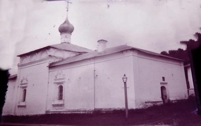 Гороховец. Церковь Трех Святителей. архивная фотография, Фото 1920-х гг. ГКМФ. Общий вид с северо-запада. ГНИМА им Щусева