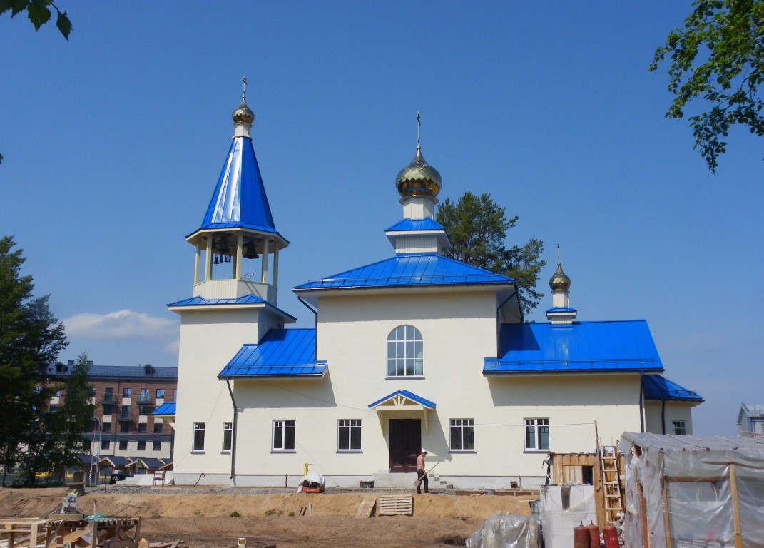 Церковь Всех Коневских Святых в подворье Коневского монастыря, Владимировка (Приозерский район, Ленинградская область). фасады