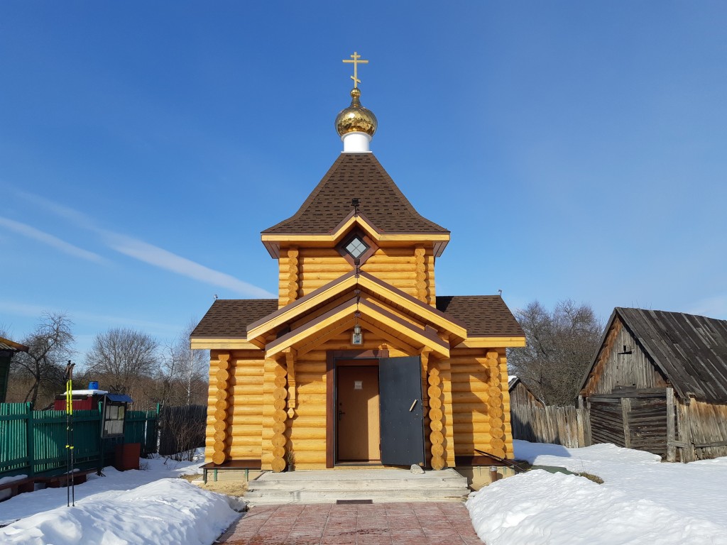 Часовня Матроны Анемнясевской, Анемнясево (Касимовский район и г. Касимов, Рязанская область). фасады, Западный фасад