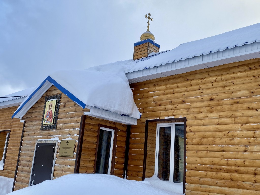 Кильдинстрой. Церковь Александра Невского при в/ч 34630. архитектурные детали