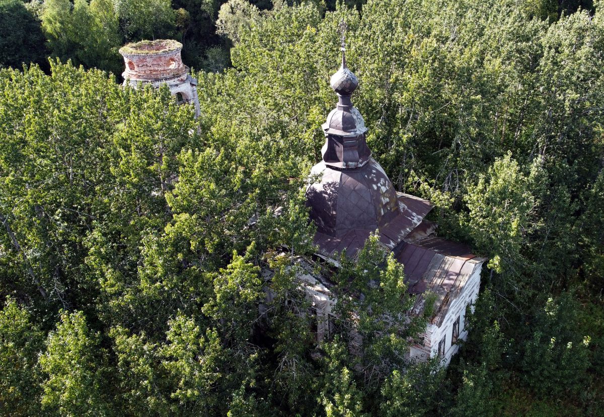 Церковь Михаила Архангела, Подольное (Усть-Кубинский район, Вологодская область). архитектурные детали