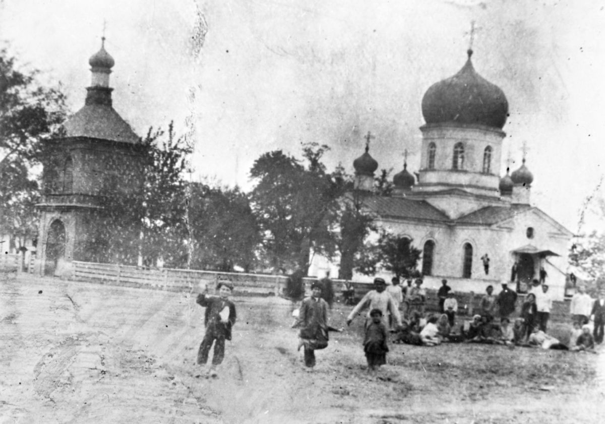 Церковь Георгия Победоносца, Мерчанское (Крымский район, Краснодарский край). архивная фотография, Фото конца 1920-х - начала 1930-х гг. Из частного архива Виталиоса Кайсидиса