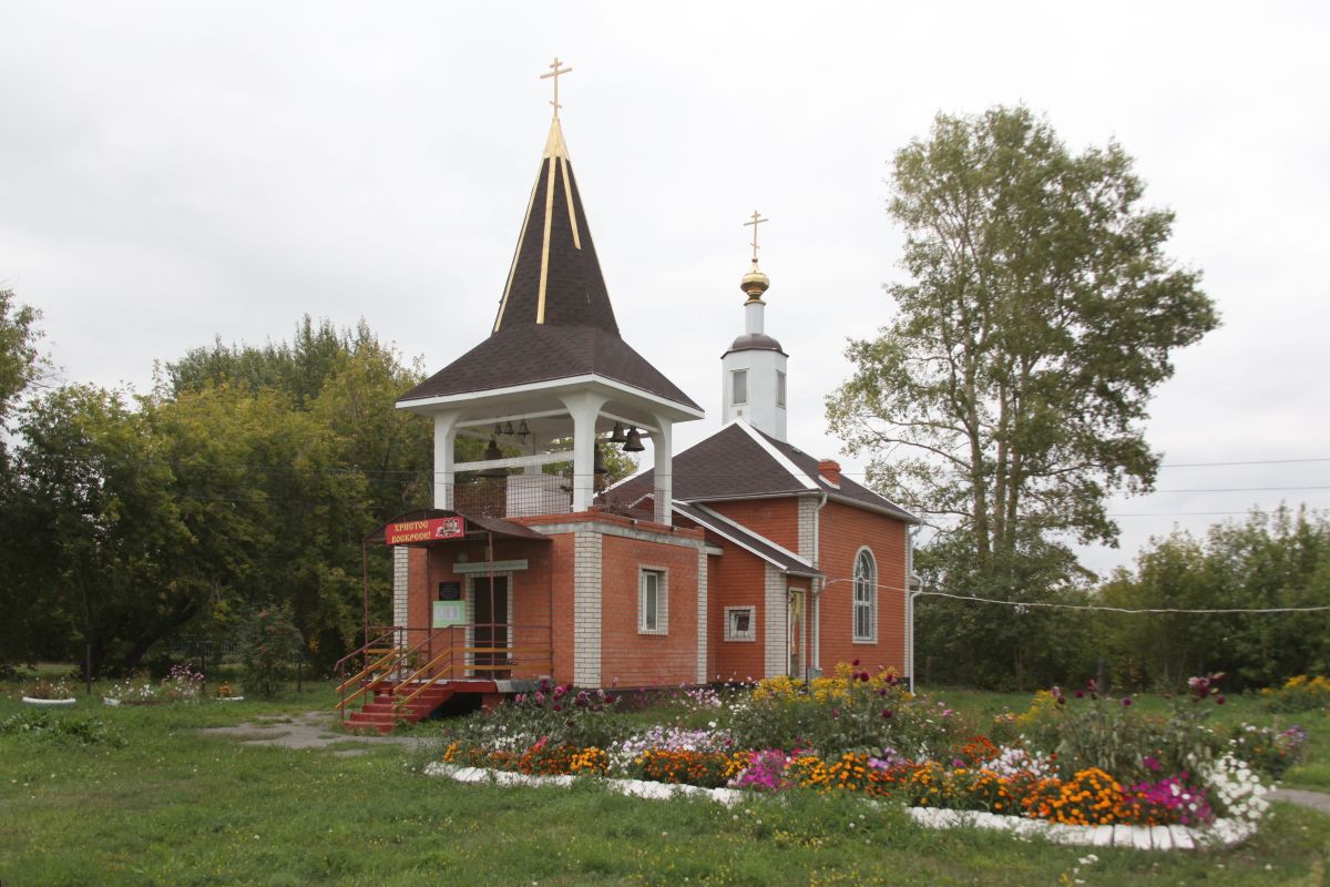 Коммунар. Церковь Николая Чудотворца. фасады, Вид с юго-запада