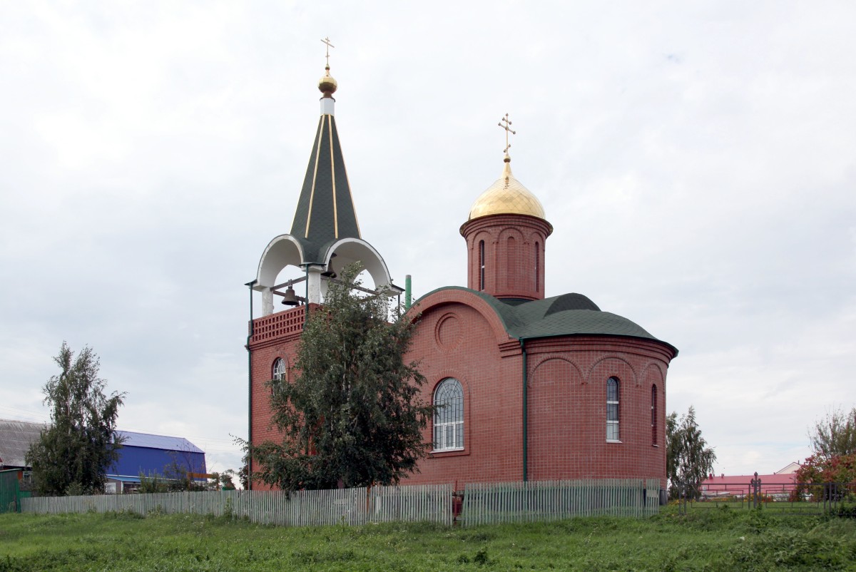 Церковь Георгия Победоносца, Солобоево (Исетский район, Тюменская область). фасады, Вид с юго-востока
