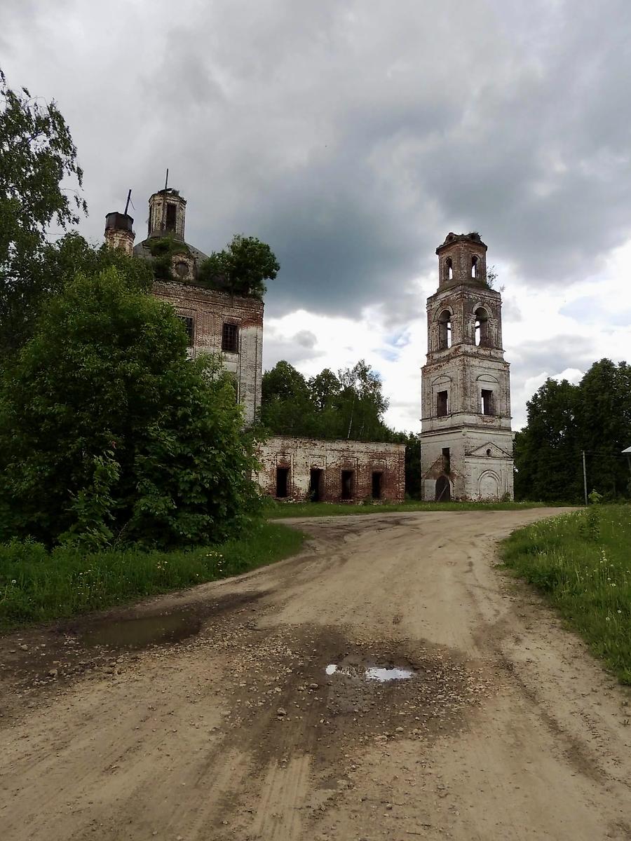 фасады. Церковь Покрова Пресвятой Богородицы, Груздево (Южский район, Ивановская область)