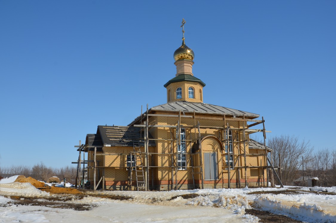 Церковь Севастиана Карагандинского, Козьма-Демьяновское (Должанский район, Орловская область). документальные фотографии, Южный фасад