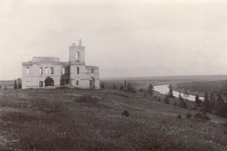 Церковь Воскресения Словущего, Воскресенье Стан, урочище (Кологривский район, Костромская область). архивная фотография, Фото советского периода из фондов Нижегородского государственного историко-архитектурного музея-заповедника