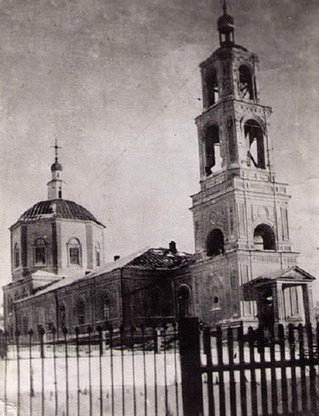Церковь Рождества Христова (старая), Пижанка (Пижанский район, Кировская область). архивная фотография, Фото 1935 г. из приходского архива