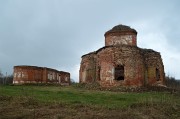 Храмовый комплекс. Церкви Введения во храм Пресвятой Богородицы и Илии Пророка, Общий вид на ландшафте<br>, Рогатово, Елецкий район и г. Елец, Липецкая область