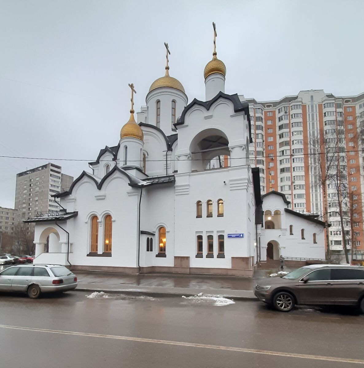 Церковь Ксении Петербургской в Бескудникове, Бескудниковский (Северный административный округ (САО), г. Москва). фасады, Северный фасад