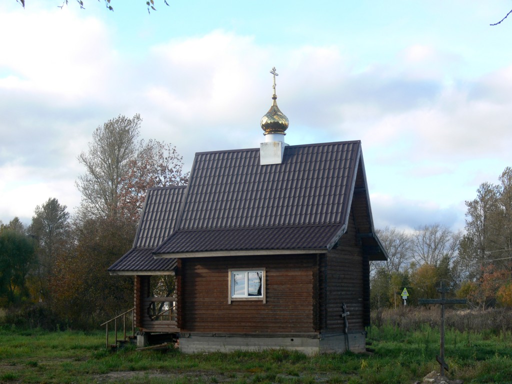 Часовня Александра Невского, Волошово (Лужский район), фотография. фасады
