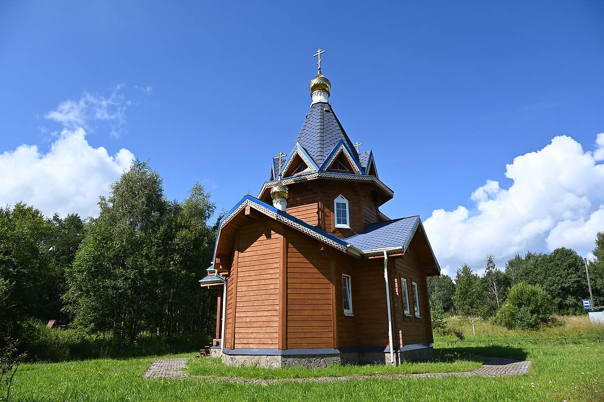 фасады. Церковь иконы Божией Матери "Взыскание погибших", Большие Сабицы (Лужский район, Ленинградская область)