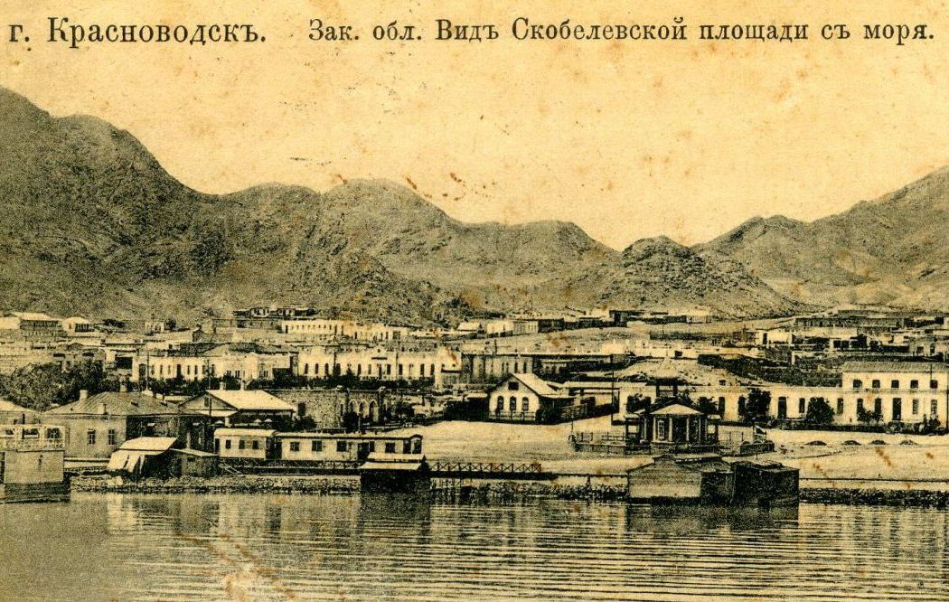 Неизвестная церковь, Туркменбаши (Красноводск) (Туркменистан, Прочие страны). архивная фотография, Вид на церковь с моря