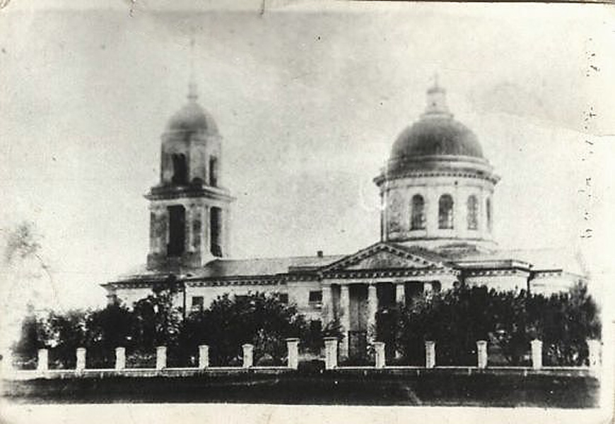 Церковь Успения Пресвятой Богородицы (старая), Козловка (Бутурлиновский район, Воронежская область). архивная фотография