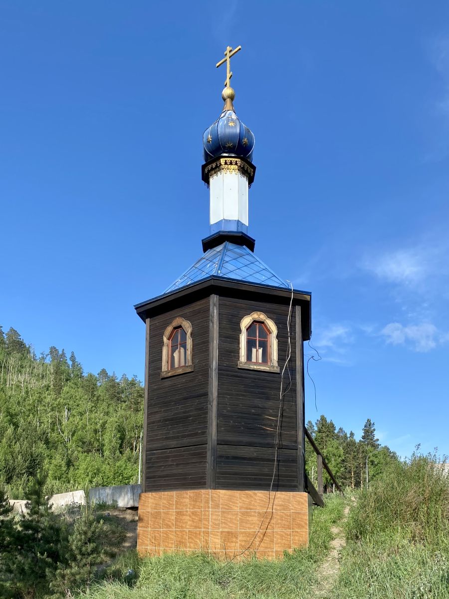 Часовня Серафима Саровского, Еловка (Прибайкальский район, Республика Бурятия). фасады, Вид с СВ
