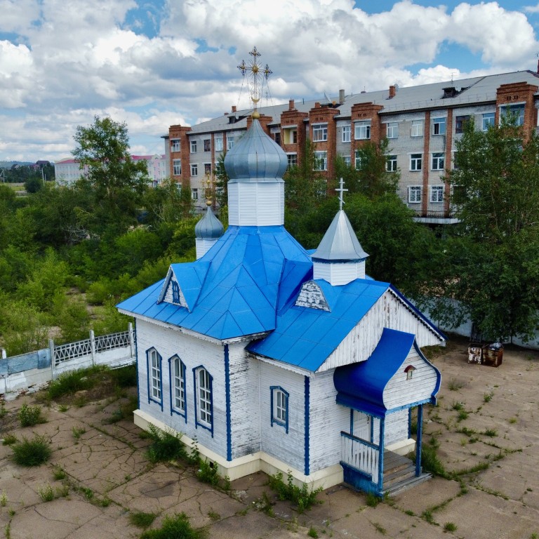 Улан-Удэ. Церковь Иверской иконы Божией Матери. фасады, Вид с СЗ