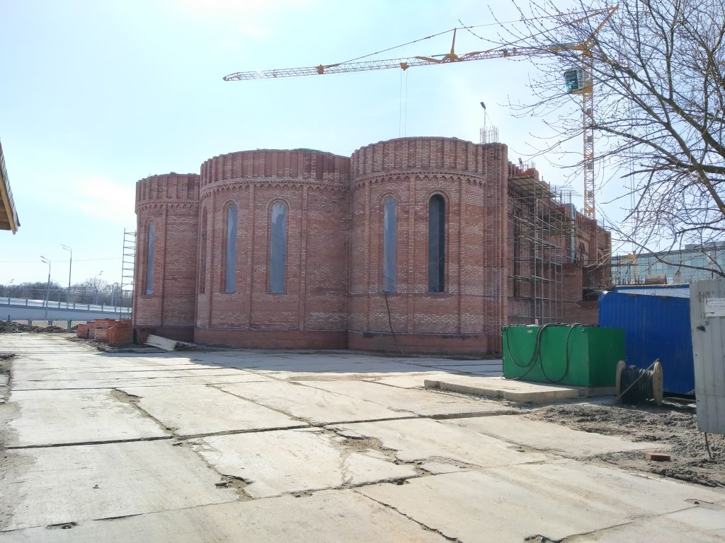 Отрадное. Церковь Успения Пресвятой Богородицы на Берёзовой аллее. документальные фотографии