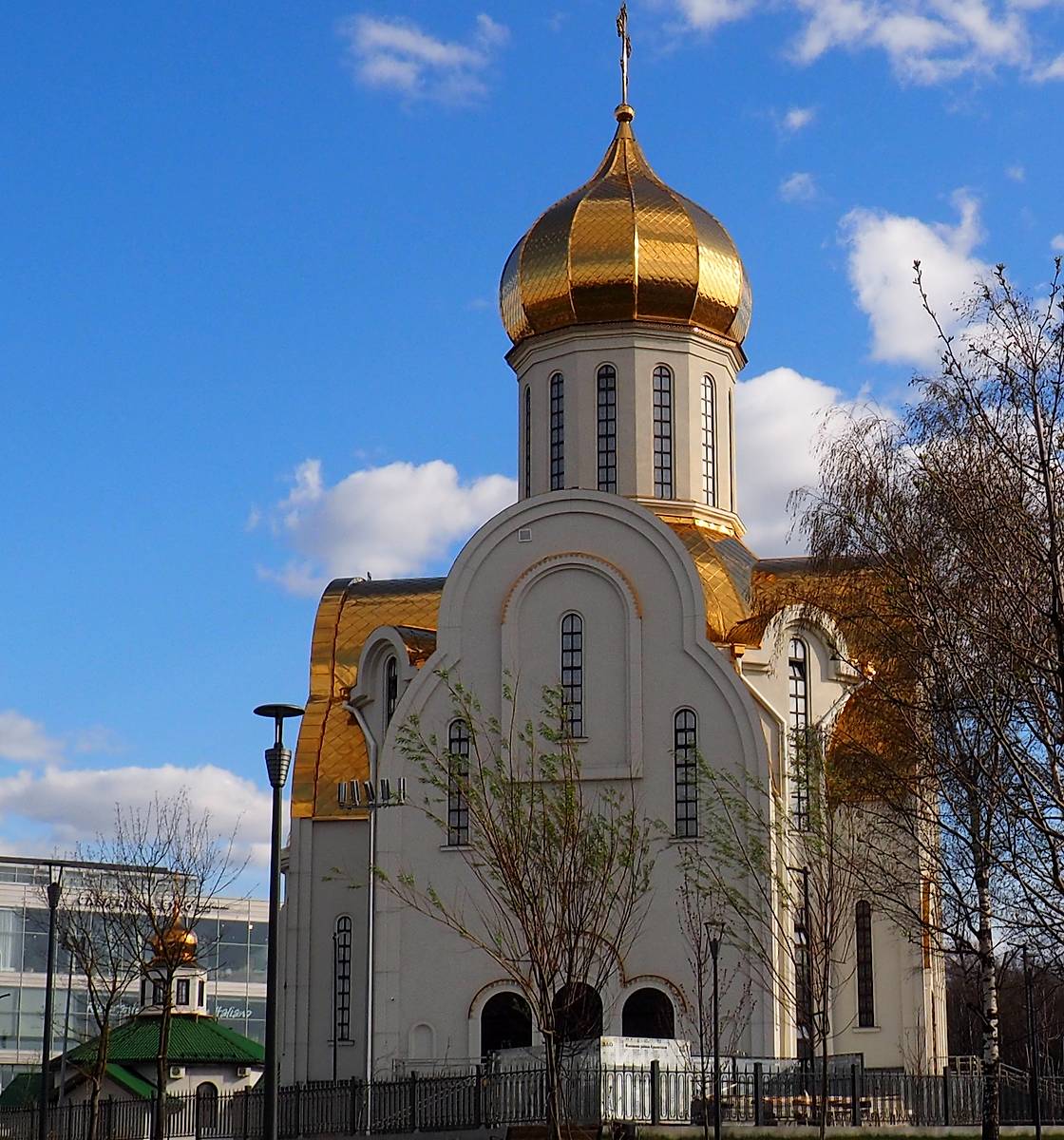 фасады. Церковь Владимира равноапостольного в Крылатском, Крылатское (Западный административный округ (ЗАО), г. Москва)