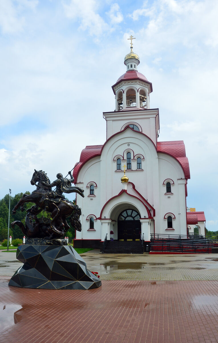 Церковь Георгия Победоносца, Голубое (Солнечногорский городской округ, Московская область). фасады