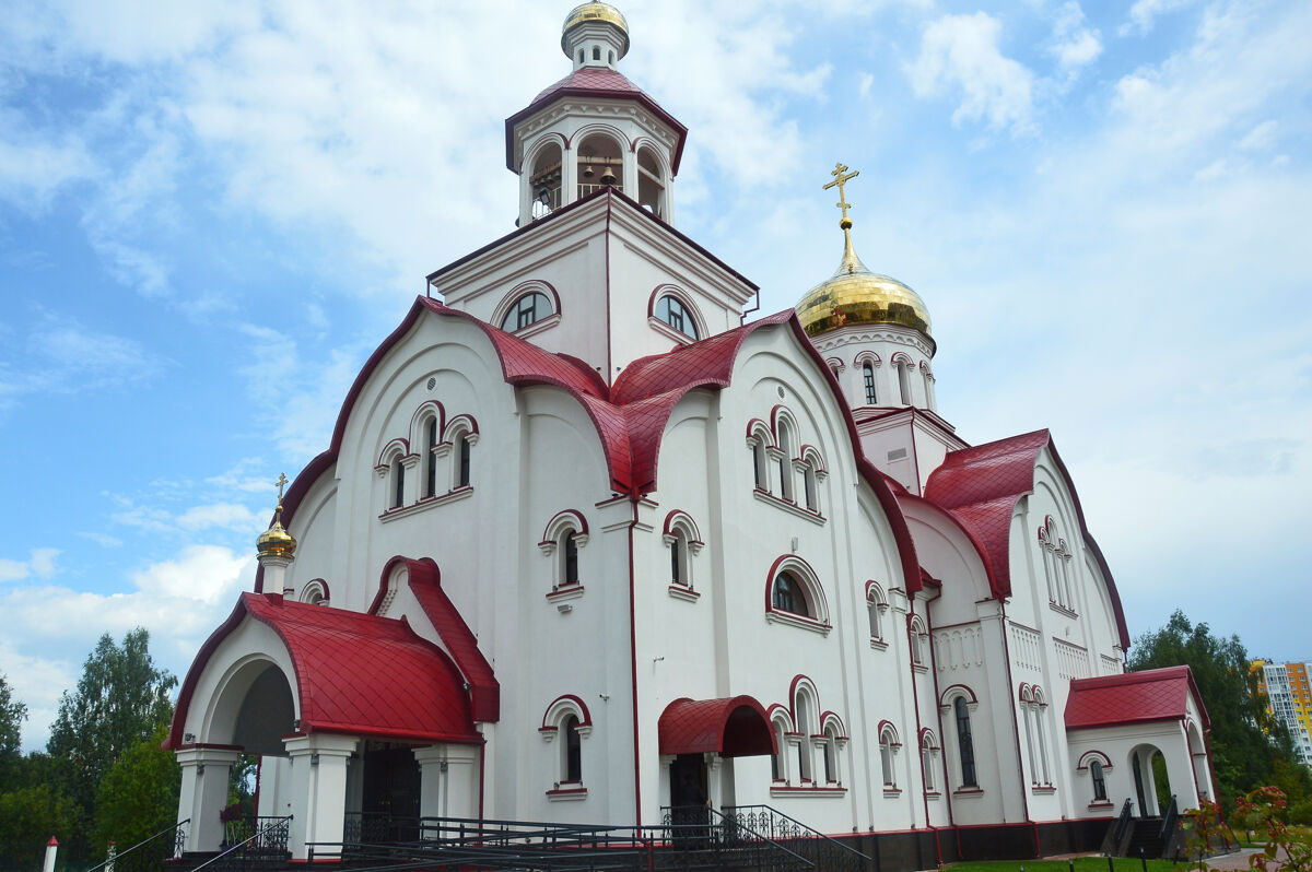 Церковь Георгия Победоносца, Голубое (Солнечногорский городской округ, Московская область). фасады