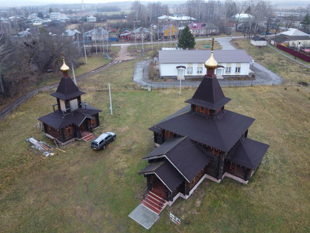 Церковь Серафима Саровского, Летнево (Лысковский район, Нижегородская область). фасады