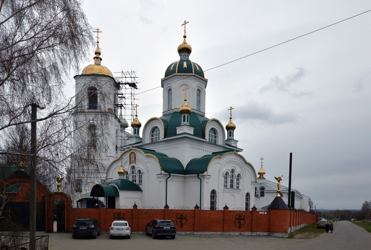 Благовещенский монастырь. Церковь Серафима Саровского, Ожога (Воловский район, Липецкая область). фасады