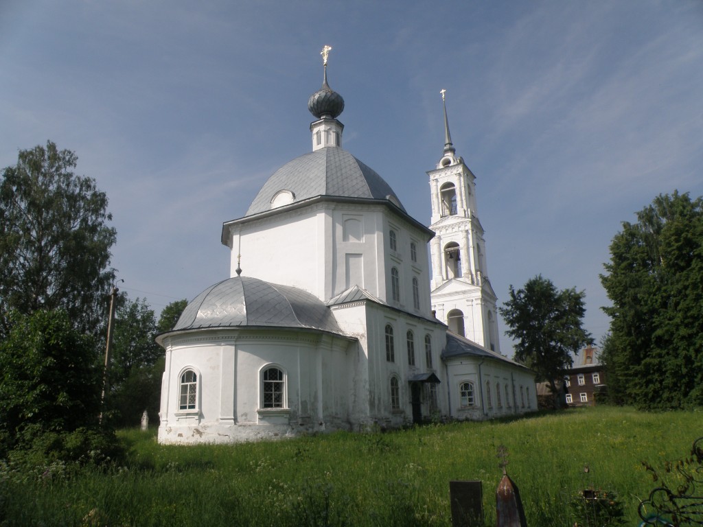 Церковь Воскресения Христова, Нежитино (Макарьевский район, Костромская область). фасады