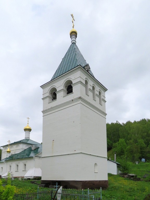 Николаевский Амвросиев Дудин монастырь. Колокольня (новая), Тетерюгино (Богородский район, Нижегородская область). фасады