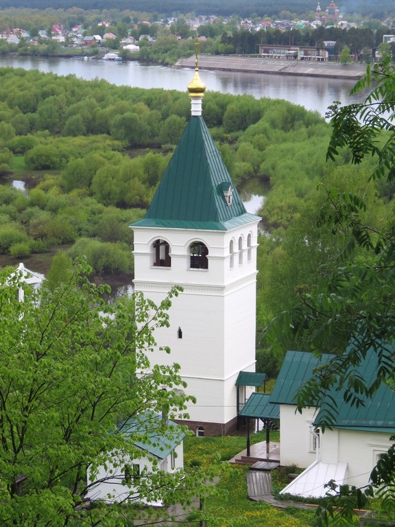 Николаевский Амвросиев Дудин монастырь. Колокольня (новая), Тетерюгино (Богородский район, Нижегородская область). фасады