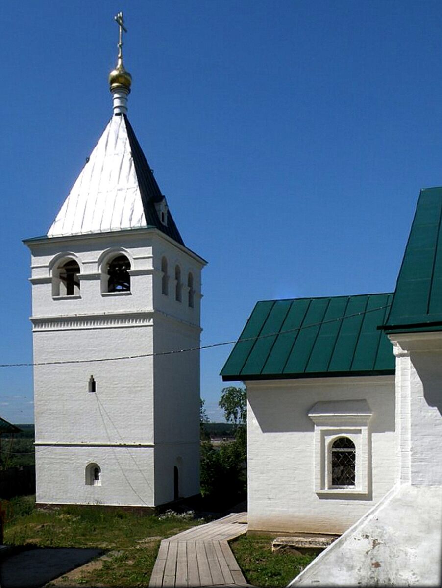 Николаевский Амвросиев Дудин монастырь. Колокольня (новая), Тетерюгино (Богородский район, Нижегородская область). фасады