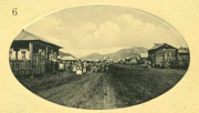 Церковь Троицы Живоначальной (старая), Фото нач. 20, церковь виднеется в перспективе улицы. Источник: gornitsa.ru<br>, Чёрный Ануй, Усть-Канский район, Республика Алтай