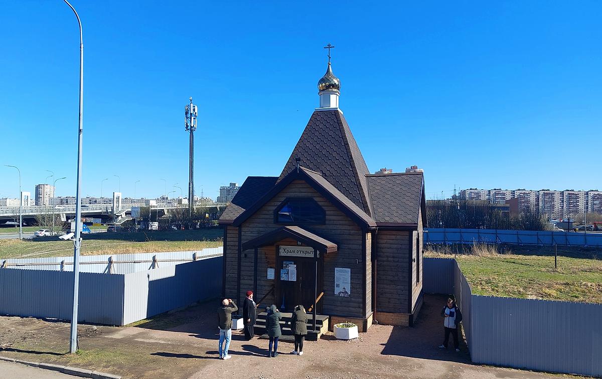 фасады. Церковь Владимира равноапостольного в Купчине, Московский район (Санкт-Петербург, г. Санкт-Петербург)