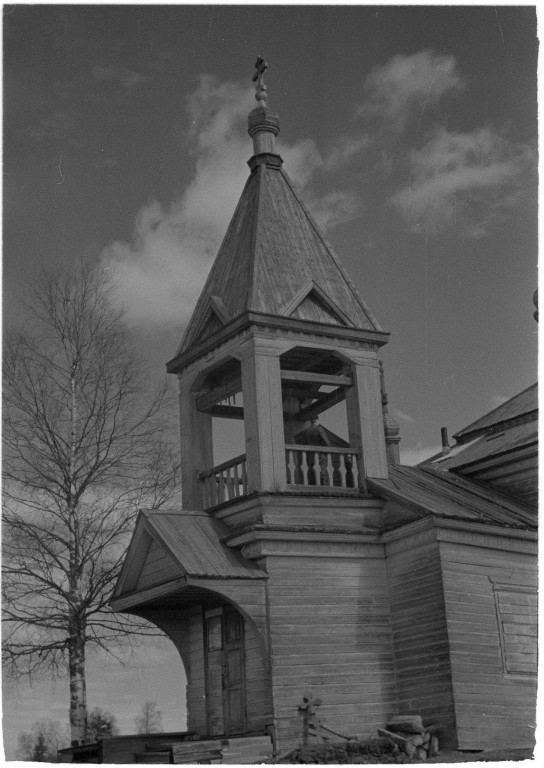 Консельга. Церковь Модеста мученика. архивная фотография, Фото 1942 г. из фондов SA-KUVA (Финский военный фотоархив)