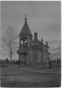 Церковь Модеста мученика, Фото 1942 г. из фондов SA-KUVA (Финский военный фотоархив)<br>, Консельга, Подпорожский район, Ленинградская область