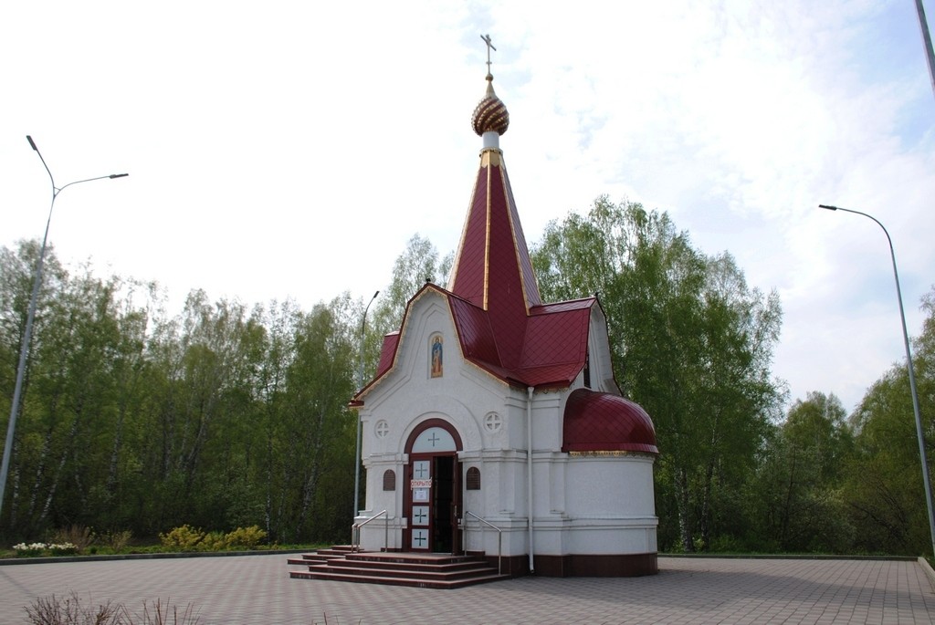 Часовня Екатерины Александрийской, Кемерово (Кемерово, город, Кемеровская область). фасады, Вид с ул. Таврическая.