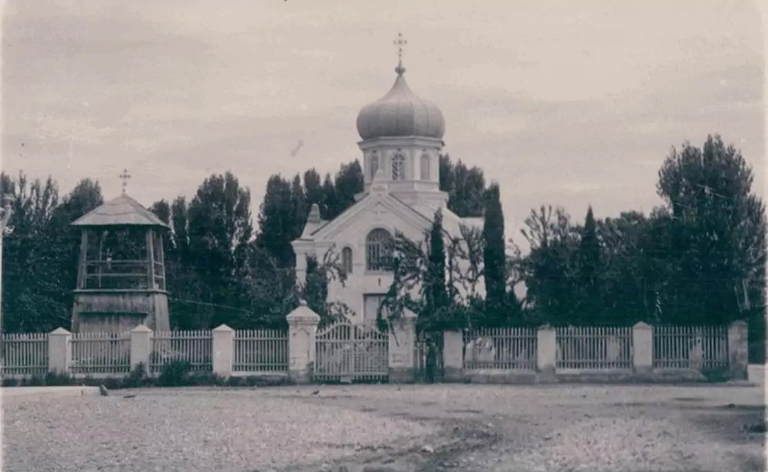 Церковь Сошествия Святого Духа (старая), Адлер (Сочи, город, Краснодарский край). архивная фотография, Фото начала ХХ века из фондов Государственного музея истории Санкт-Петербурга. Автор И. Юнак