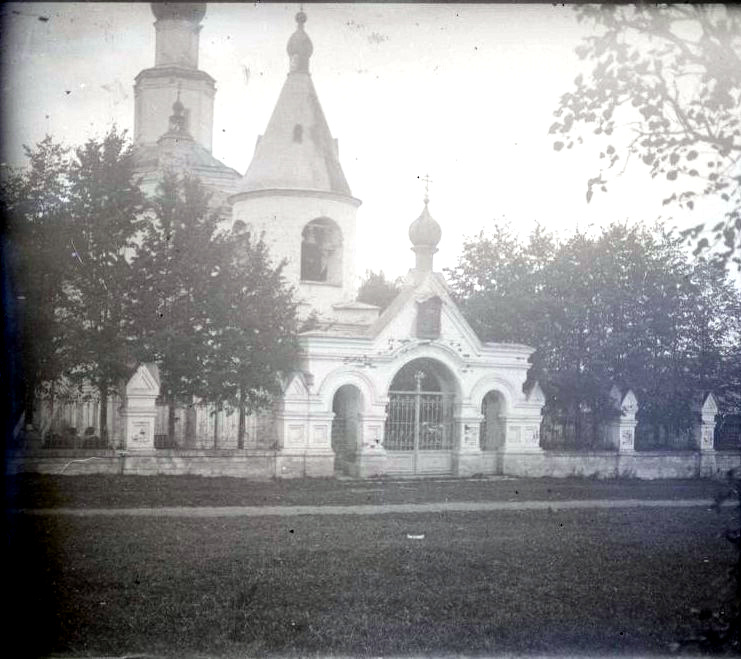 Церковь Церковь Рождества Пресвятой Богородицы (старая), Поварово (Солнечногорский городской округ, Московская область). архивная фотография, Фото Губарева А. А. 5 сентября 1926 г. из фондов ГИМ. (ГК № 46302028)