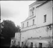 Церковь Церковь Рождества Пресвятой Богородицы (старая), Фрагмент фасада. Фото Губарева А. А. 5 сентября 1926 г. из фондов ГИМ. (ГК №  46302023)<br>, Поварово, Солнечногорский городской округ, Московская область