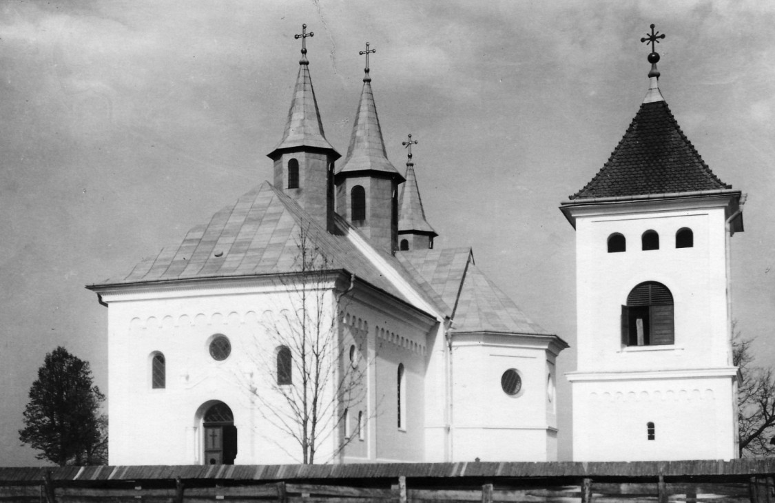 Церковь Михаила и Гавриила Архангелов, Фрэтэуций-Веки (Сучава, Румыния). архивная фотография, Фото 1936 г. из приходского архива