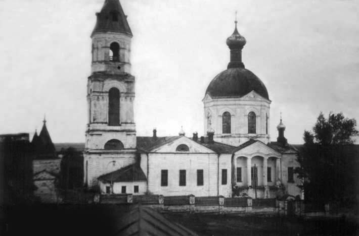 Красные Баки. Церковь Николая Чудотворца (старая). архивная фотография, Старинное фото из фондов Краснобаковского исторического музея