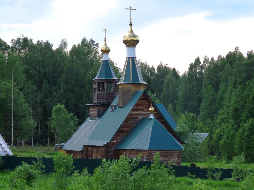 Скит Трифона Вятского. Церковь Трифона Вятского, Пыскор (Усольский район, Пермский край). фасады
